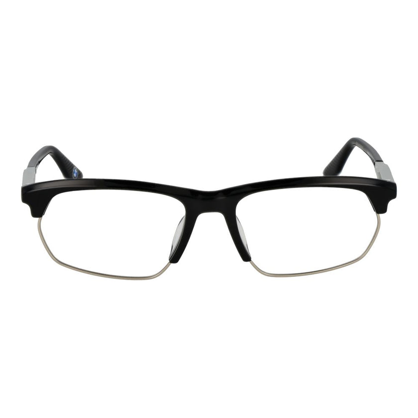 BMW Brille aus schwarzem Metall & Kunststoff (Fassung)