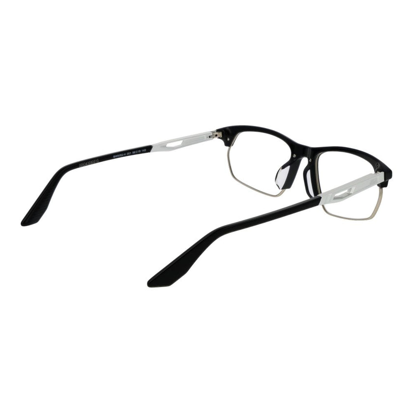 BMW Brille aus schwarzem Metall & Kunststoff (Fassung)