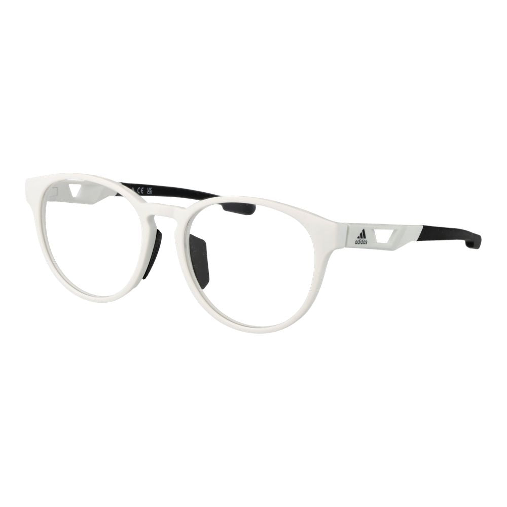 Adidas White Plastic Eyeglasses (Frame)