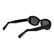 GCDS Schwarze Sonnenbrille aus Kunststoff