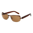 GCDS Braune Sonnenbrille aus Metall