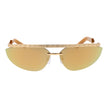 GCDS Sonnenbrille aus Goldmetall
