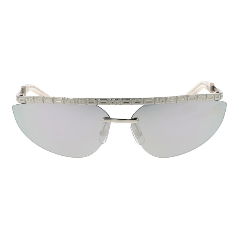 GCDS Sonnenbrille aus silberfarbenem Metall