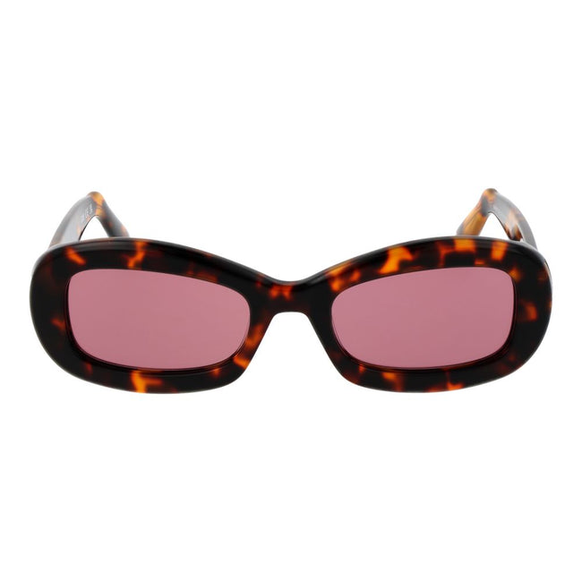 GCDS Braune Kunststoff-Sonnenbrille