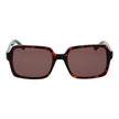GCDS Braune Sonnenbrille aus Kunststoff