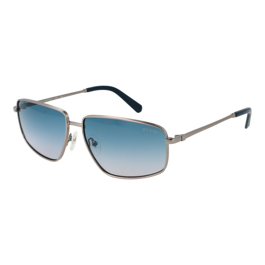 Guess sunglasses made of silver metal