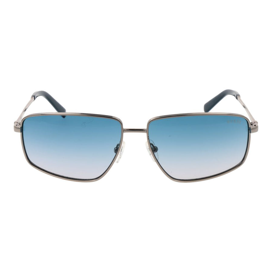 Guess sunglasses made of silver metal