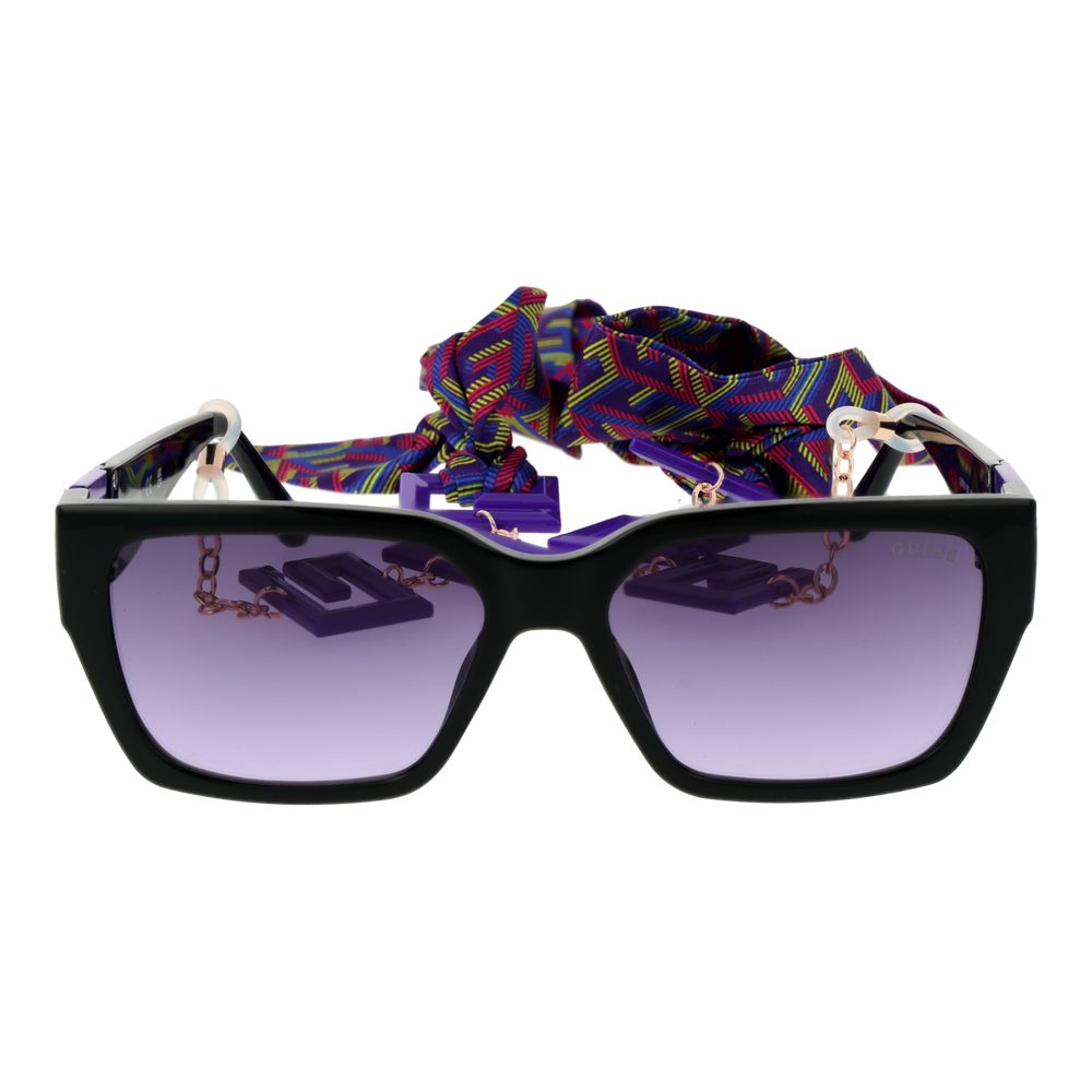 Guess Schwarze Sonnenbrille aus Kunststoff