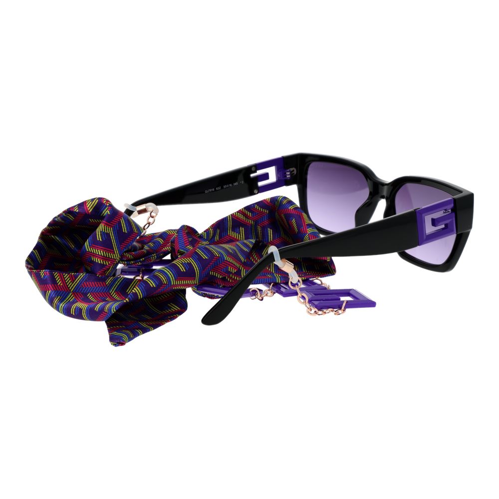Guess Schwarze Sonnenbrille aus Kunststoff