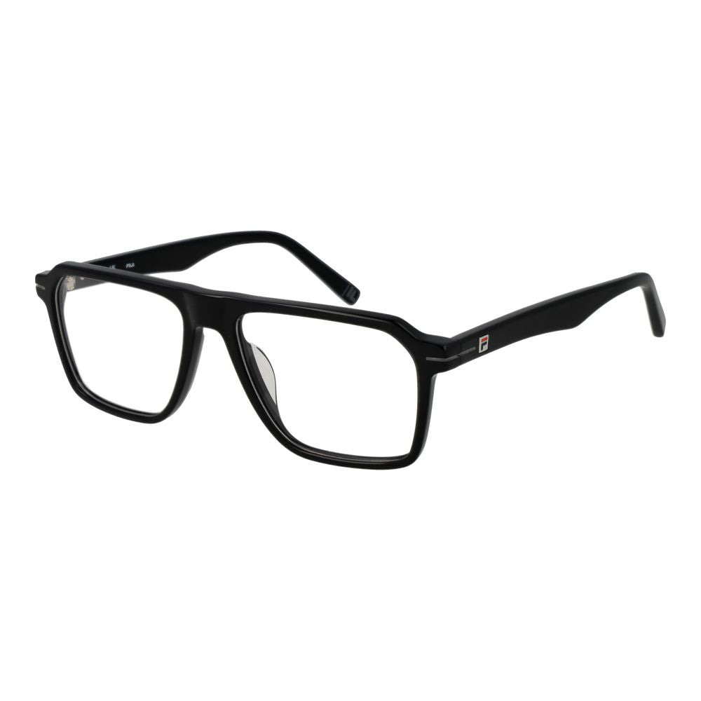 Fila-Brille mit schwarzen Celluloseacetat-Gestellen