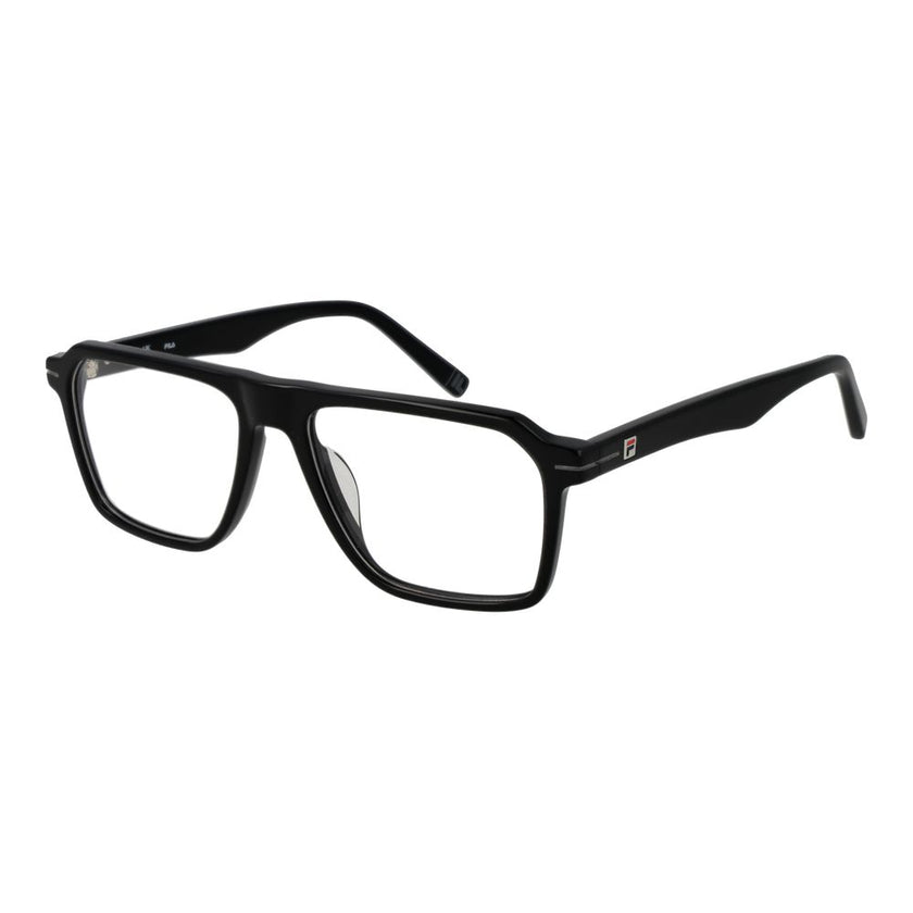 Fila-Brille mit schwarzen Celluloseacetat-Gestellen