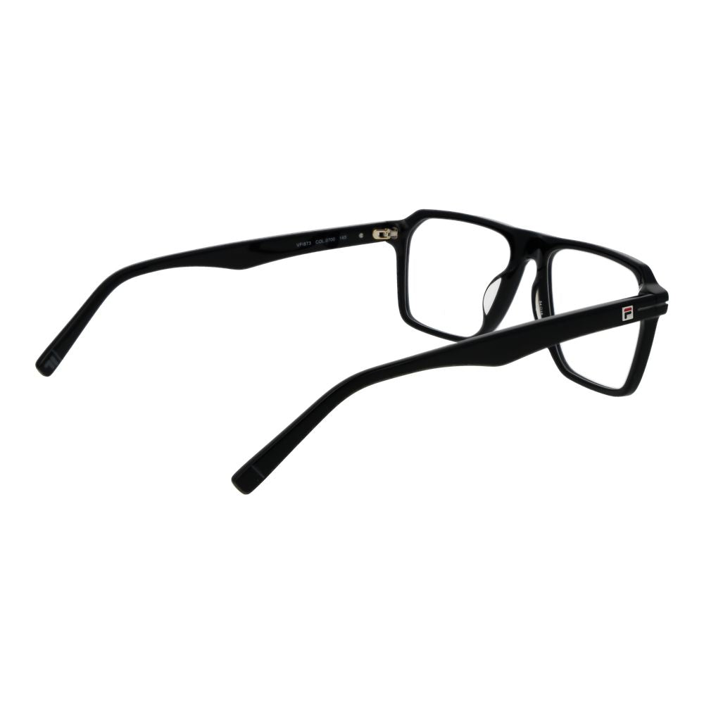 Fila-Brille mit schwarzen Celluloseacetat-Gestellen