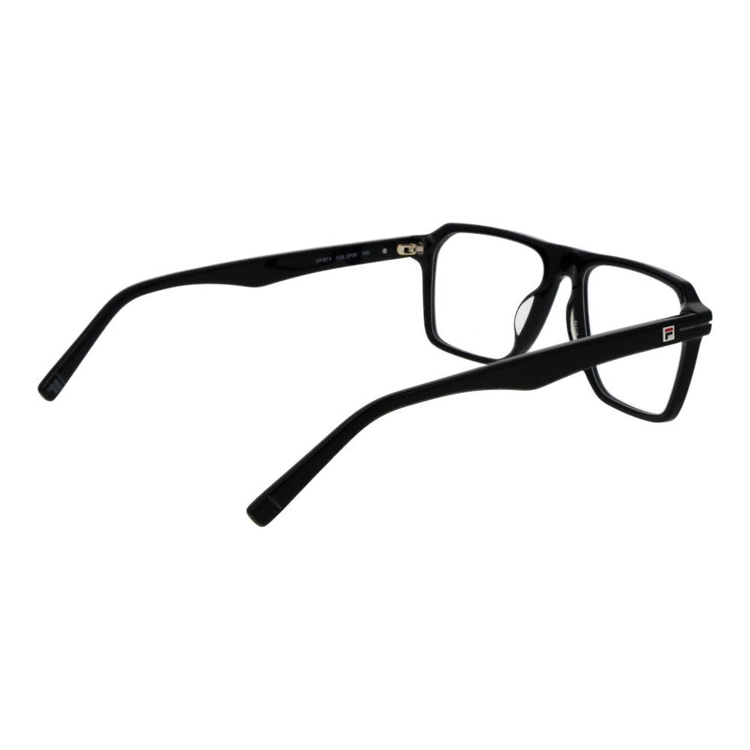 Fila-Brille mit schwarzen Celluloseacetat-Gestellen