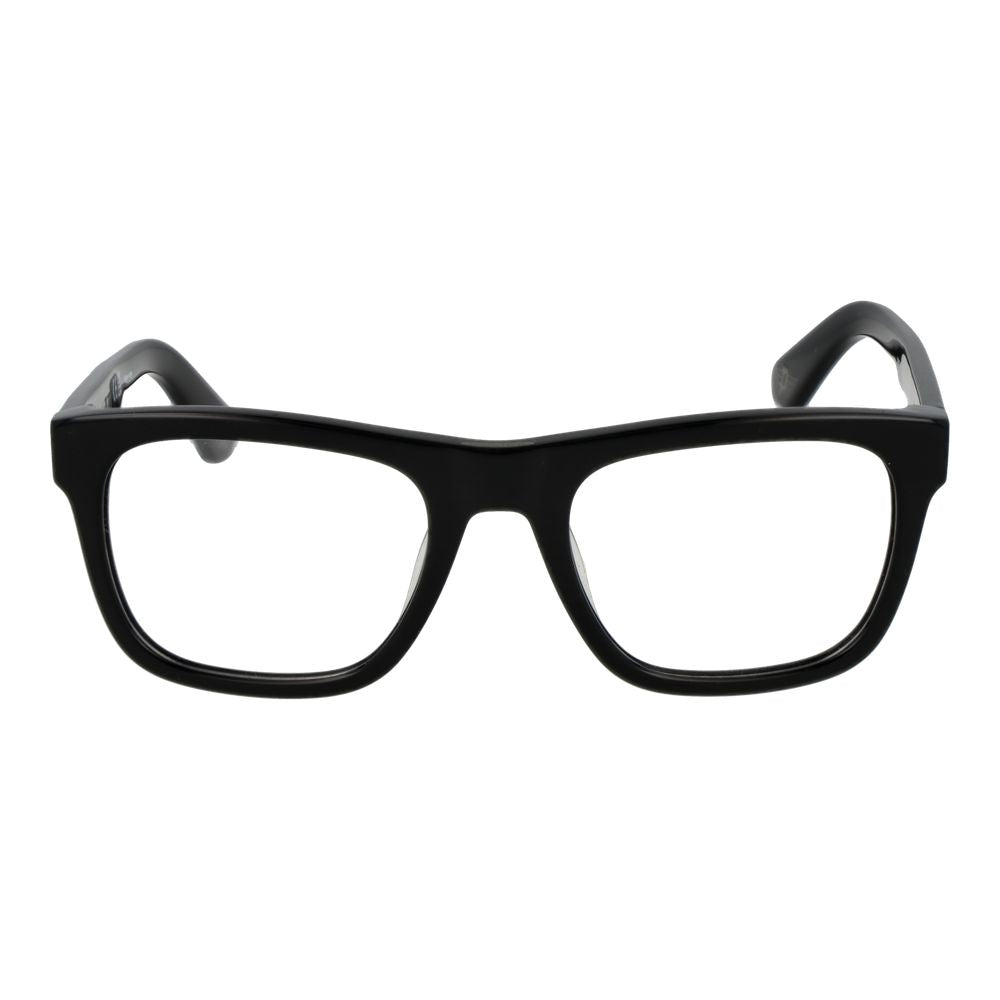 Police glasses with black cellulose acetate frames