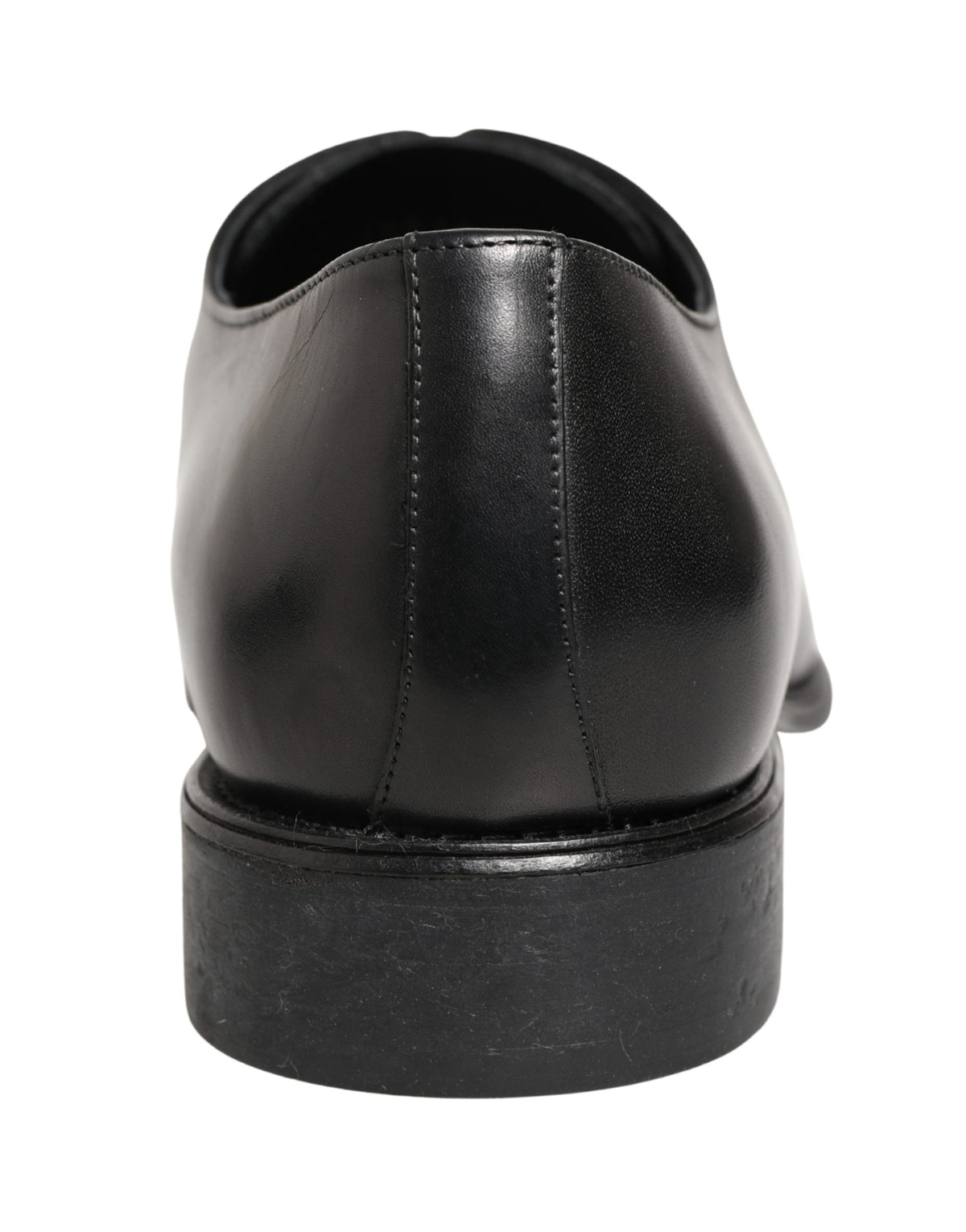 Dolce & Gabbana Men's Black Calfskin Derby Shoes
