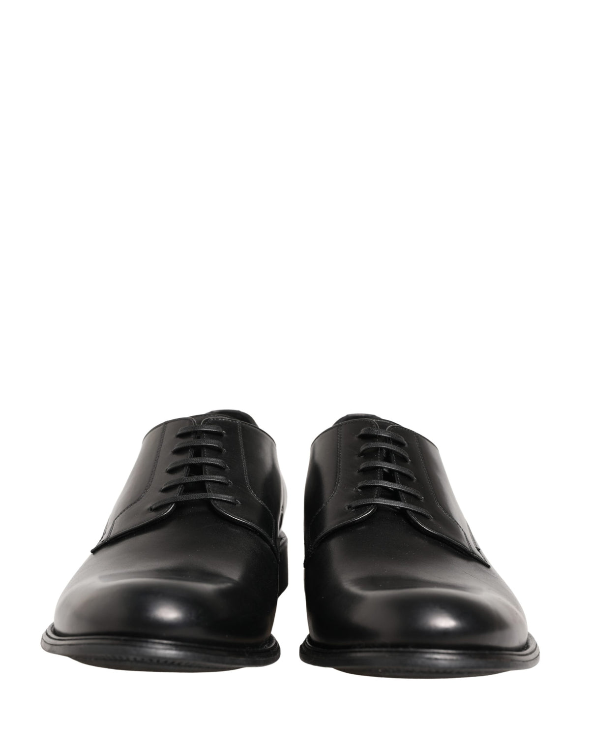Dolce & Gabbana Men's Black Calfskin Derby Shoes