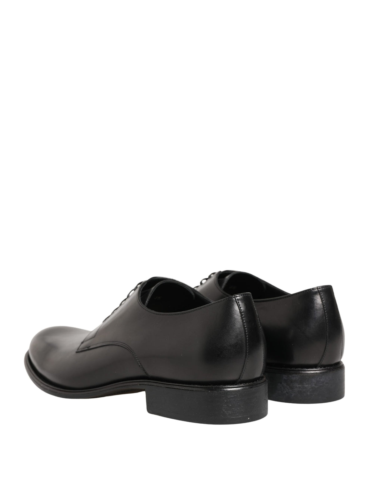 Dolce & Gabbana Men's Black Calfskin Derby Shoes