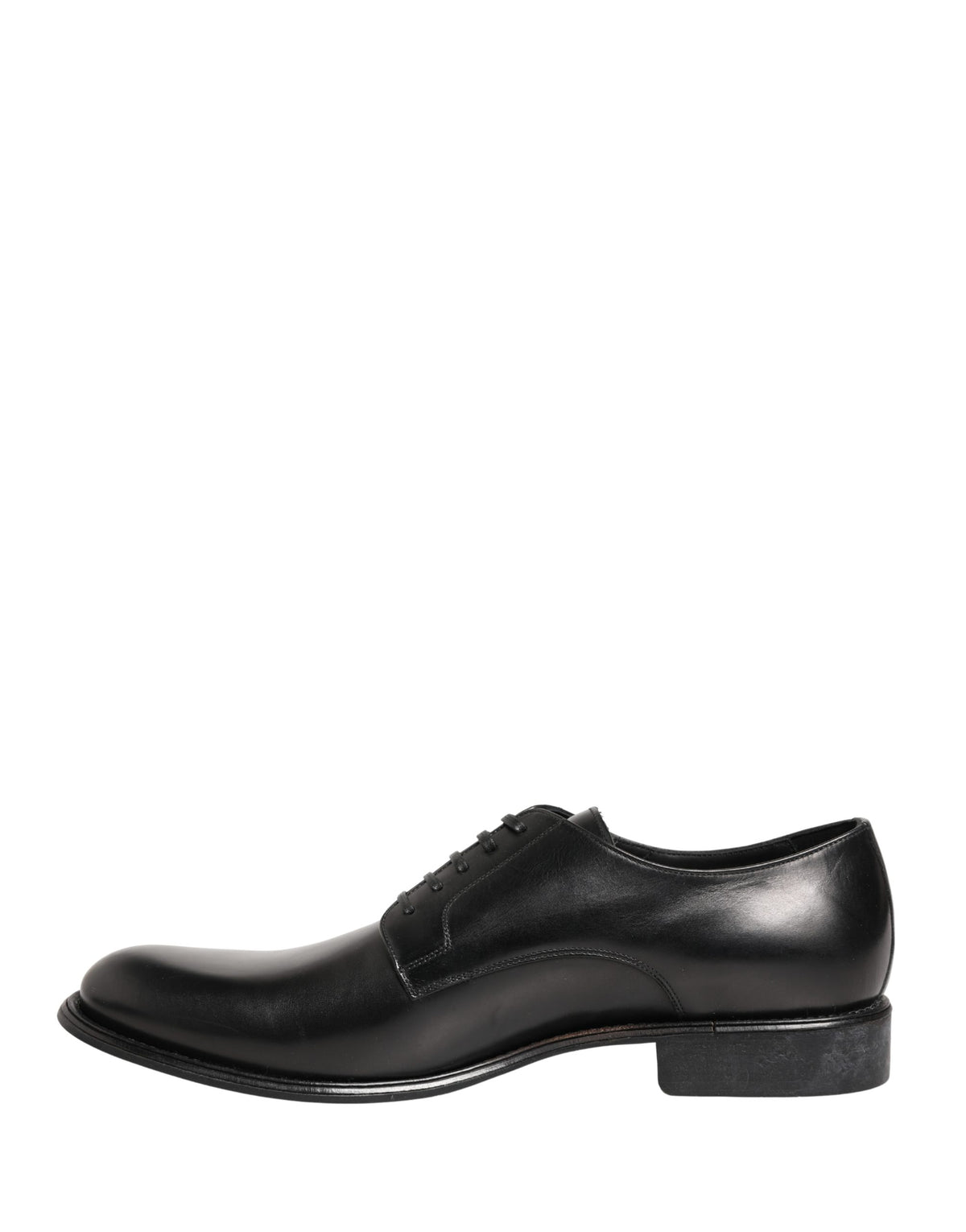 Dolce & Gabbana Men's Black Calfskin Derby Shoes