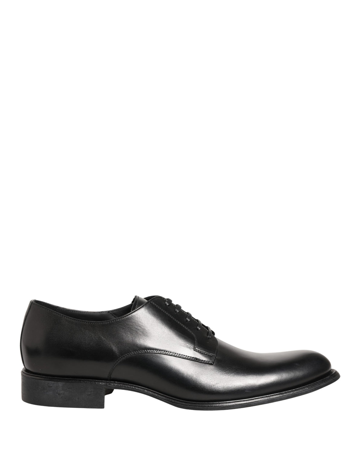 Dolce & Gabbana Men's Black Calfskin Derby Shoes