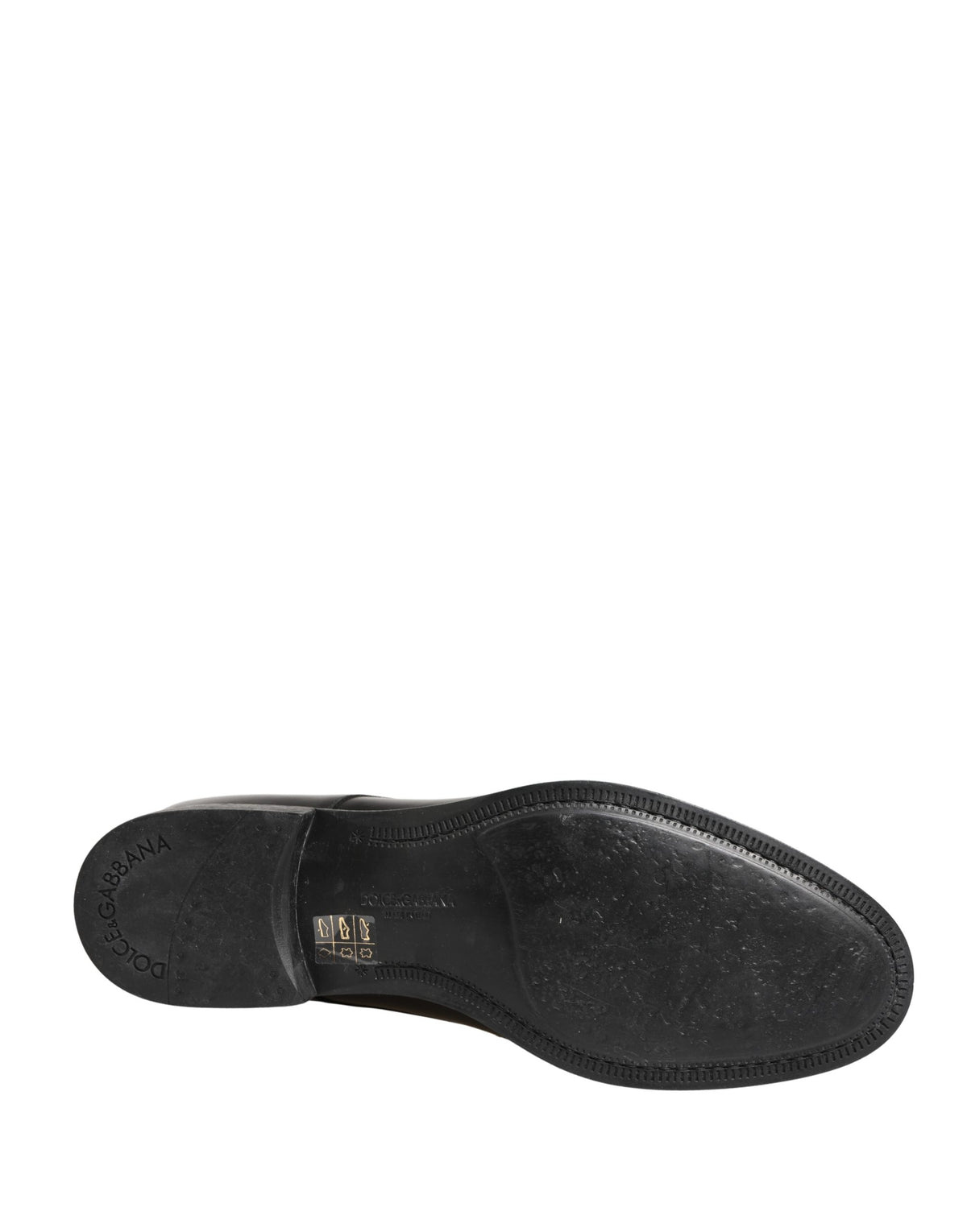 Dolce & Gabbana Men's Black Calfskin Derby Shoes
