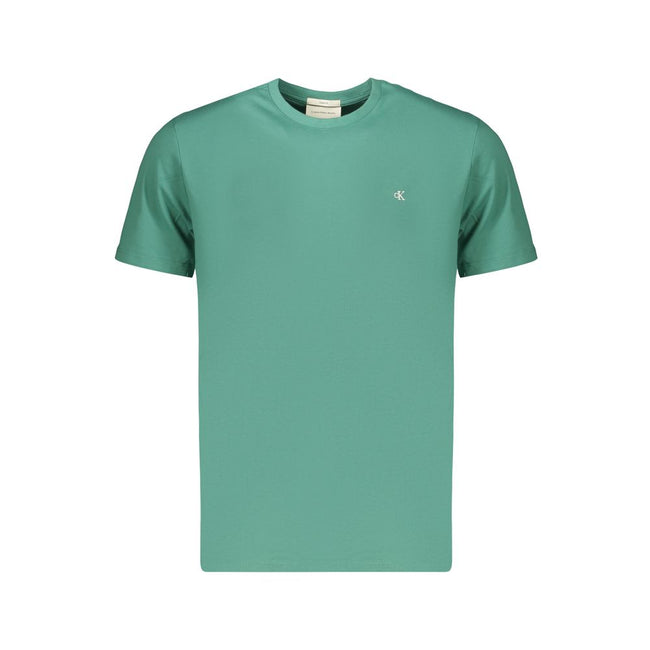 Calvin Klein Grünes Baumwoll-T-Shirt für Herren