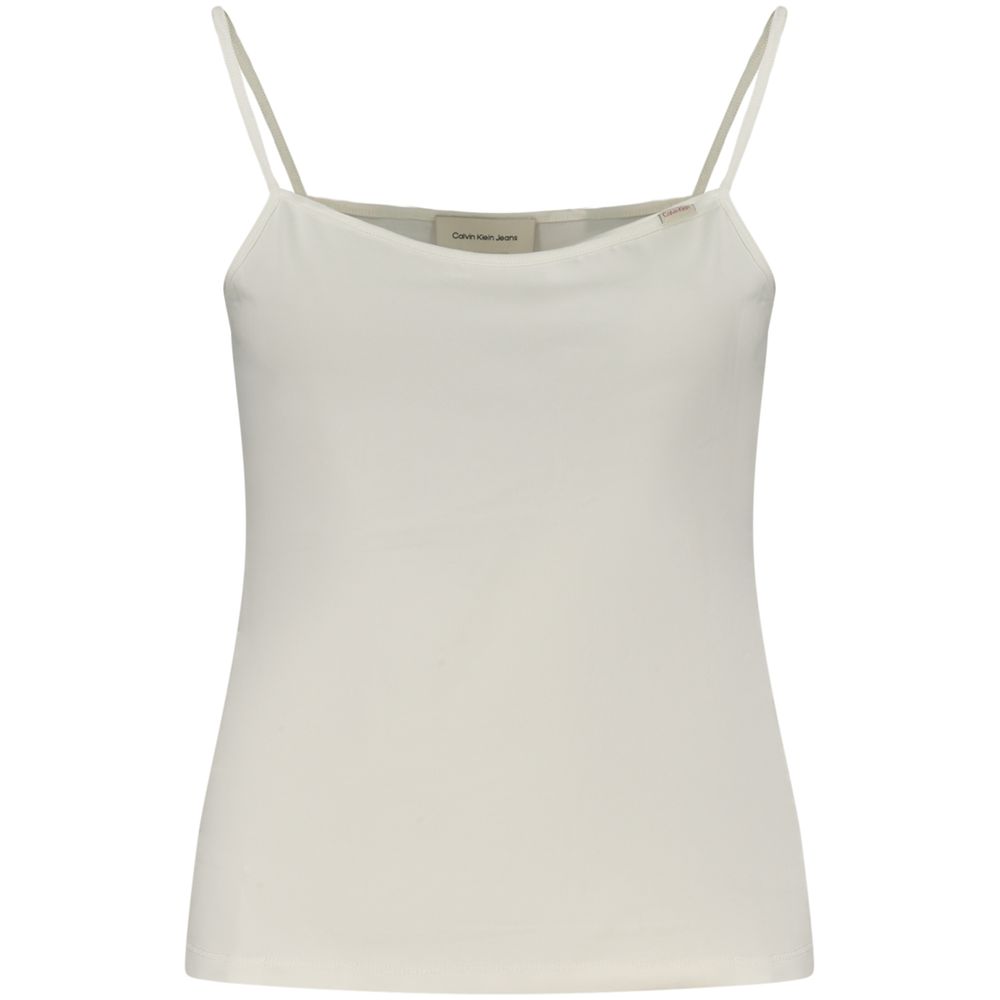 Calvin Klein Weißes Baumwoll-Tanktop für Damen