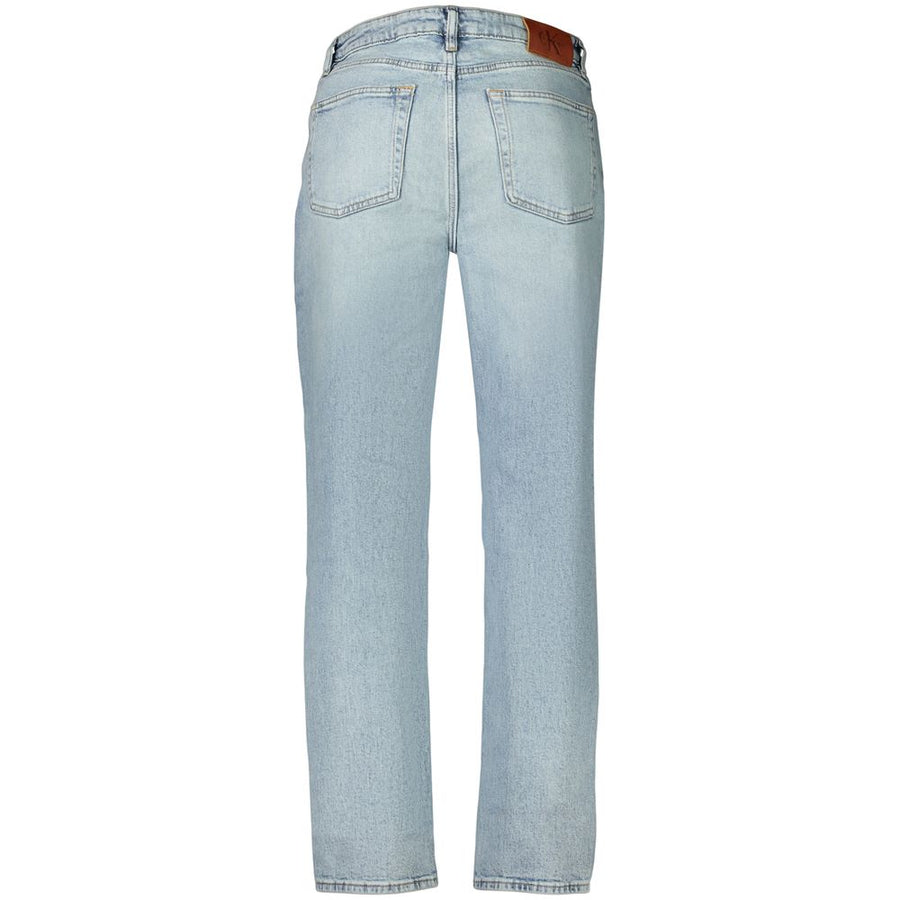 Calvin Klein Azure Cotton Jeans for Women