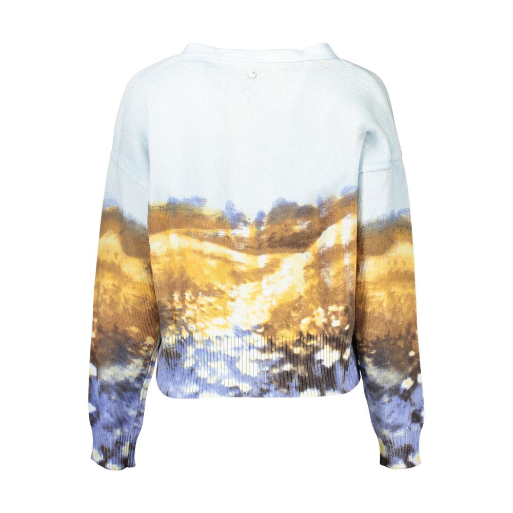 Desigual Azzurro Baumwollpullover für Damen