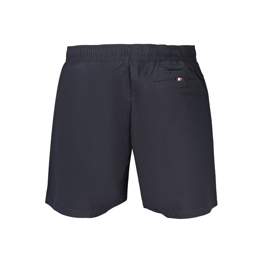 Tommy Hilfiger Blaue Herren-Badeshorts aus Polyester