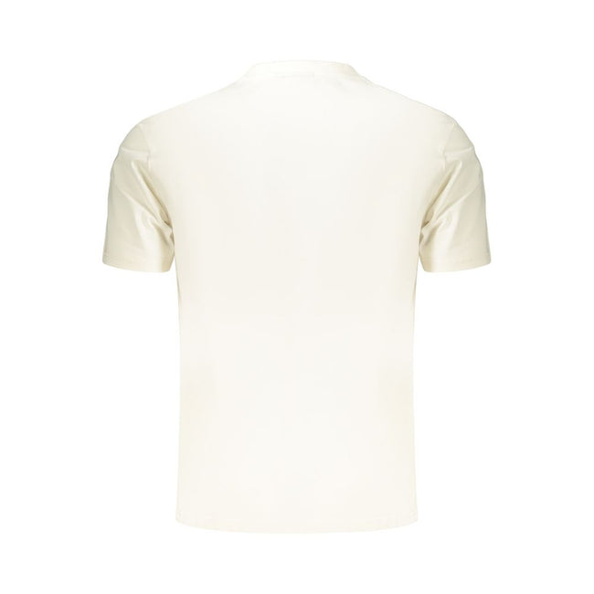 Napapijri Weißes Herren-T-Shirt aus Baumwolle