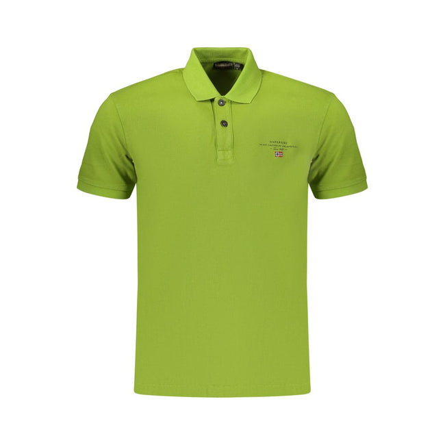 Napapijri Herren-Poloshirt Verde aus Baumwolle