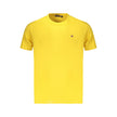 Napapijri Gelbes Baumwoll-T-Shirt für Herren