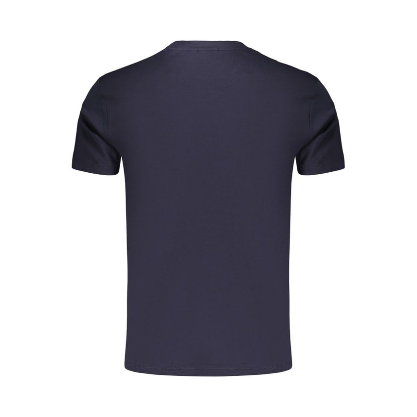 Napapijri Blaues Baumwoll-T-Shirt für Herren