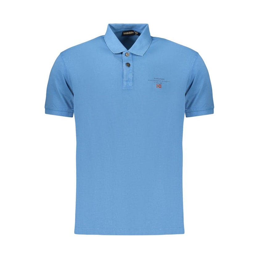 Napapijri Azzurro Baumwoll-Poloshirt für Herren