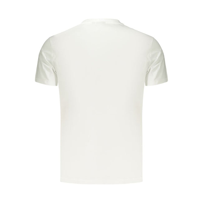 Napapijri Weißes Herren-T-Shirt aus Baumwolle