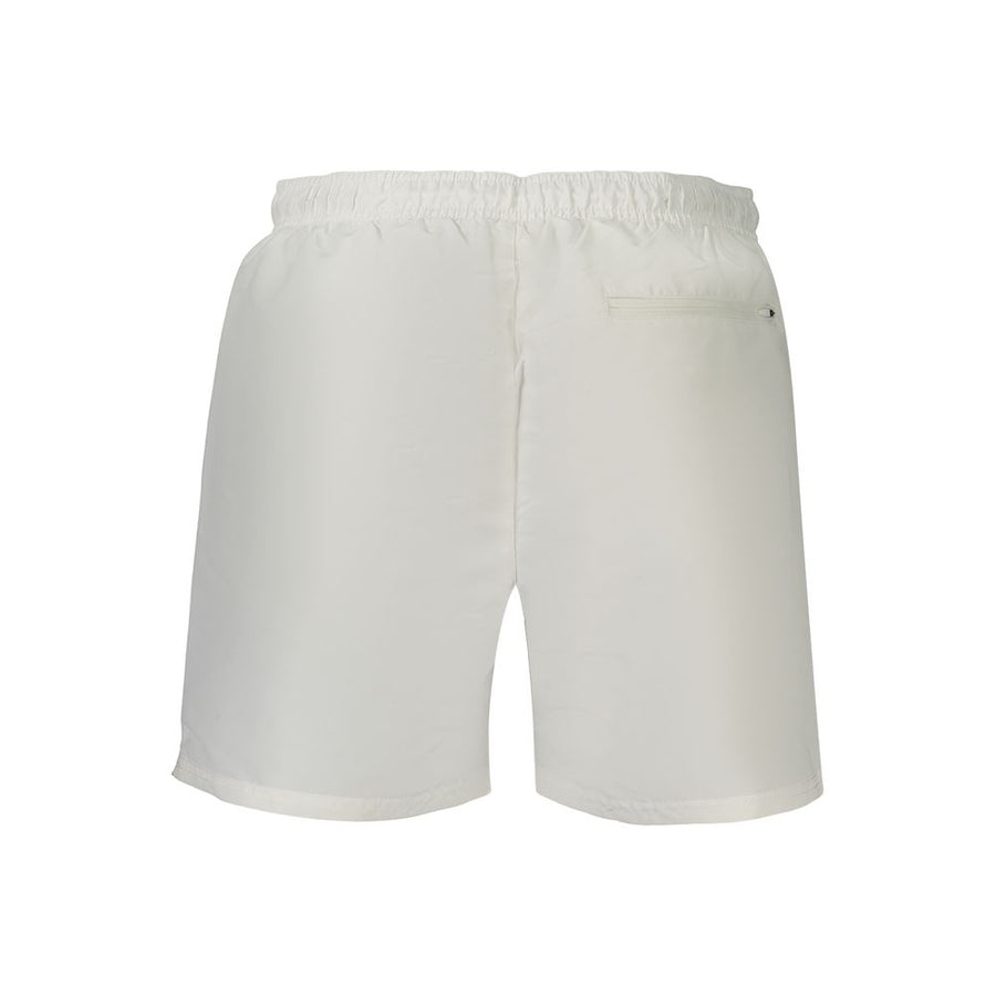 Calvin Klein Men's White Polyester Swim Shorts