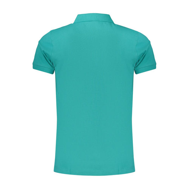 Norway 1963 Grünes Herren-Poloshirt aus Baumwolle