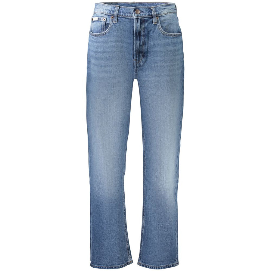 Calvin Klein Women's Blue Cotton Jeans