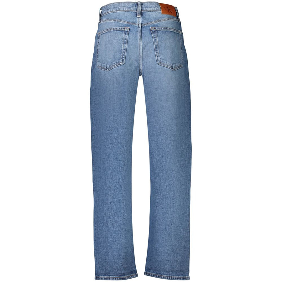 Calvin Klein Women's Blue Cotton Jeans
