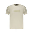 Napapijri Weißes Herren-T-Shirt aus Baumwolle