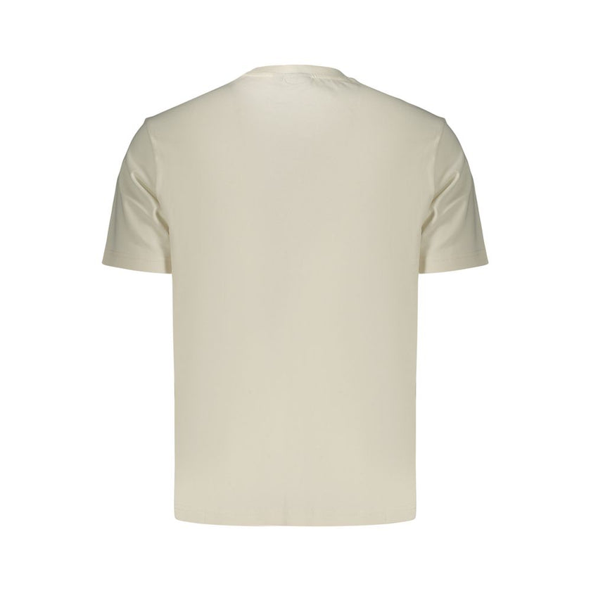 Napapijri Weißes Herren-T-Shirt aus Baumwolle