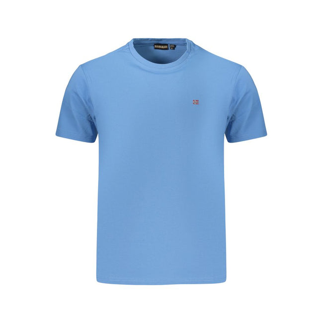 Napapijri Azzurro Baumwoll-T-Shirt für Herren
