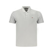 Napapijri Graues Herren-Poloshirt aus Baumwolle