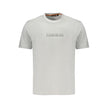 Napapijri Graues Baumwoll-T-Shirt für Herren