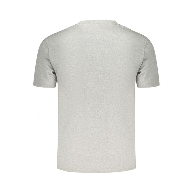 Napapijri Graues Baumwoll-T-Shirt für Herren