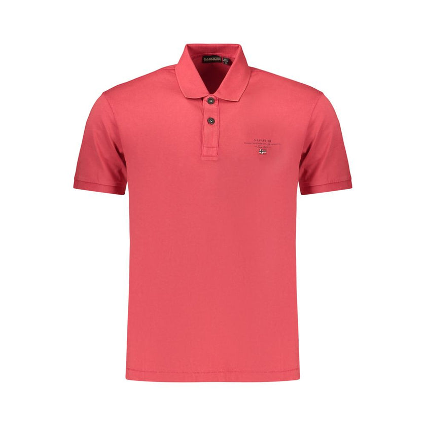 Napapijri Rosso Baumwoll-Poloshirt für Herren