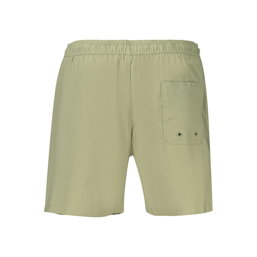 Calvin Klein Men's Green Polyester Swim Shorts