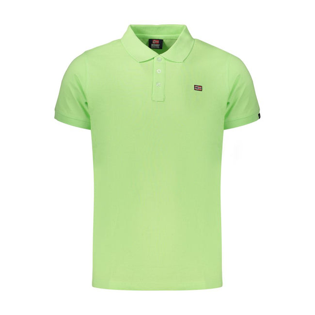Norway 1963 Herren-Poloshirt Verde aus Baumwolle