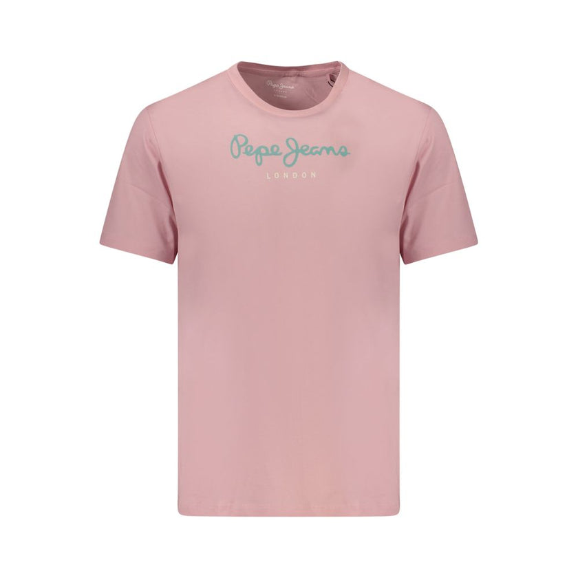Pepe Jeans Pink Cotton Men's T-Shirt