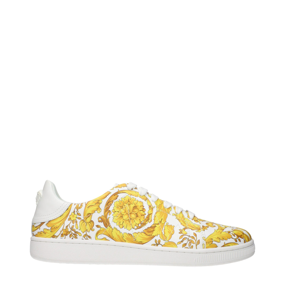 Versace Weiße Leder-Sneaker